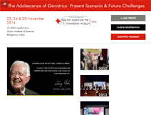 Tablet Screenshot of geriatricsconference.com